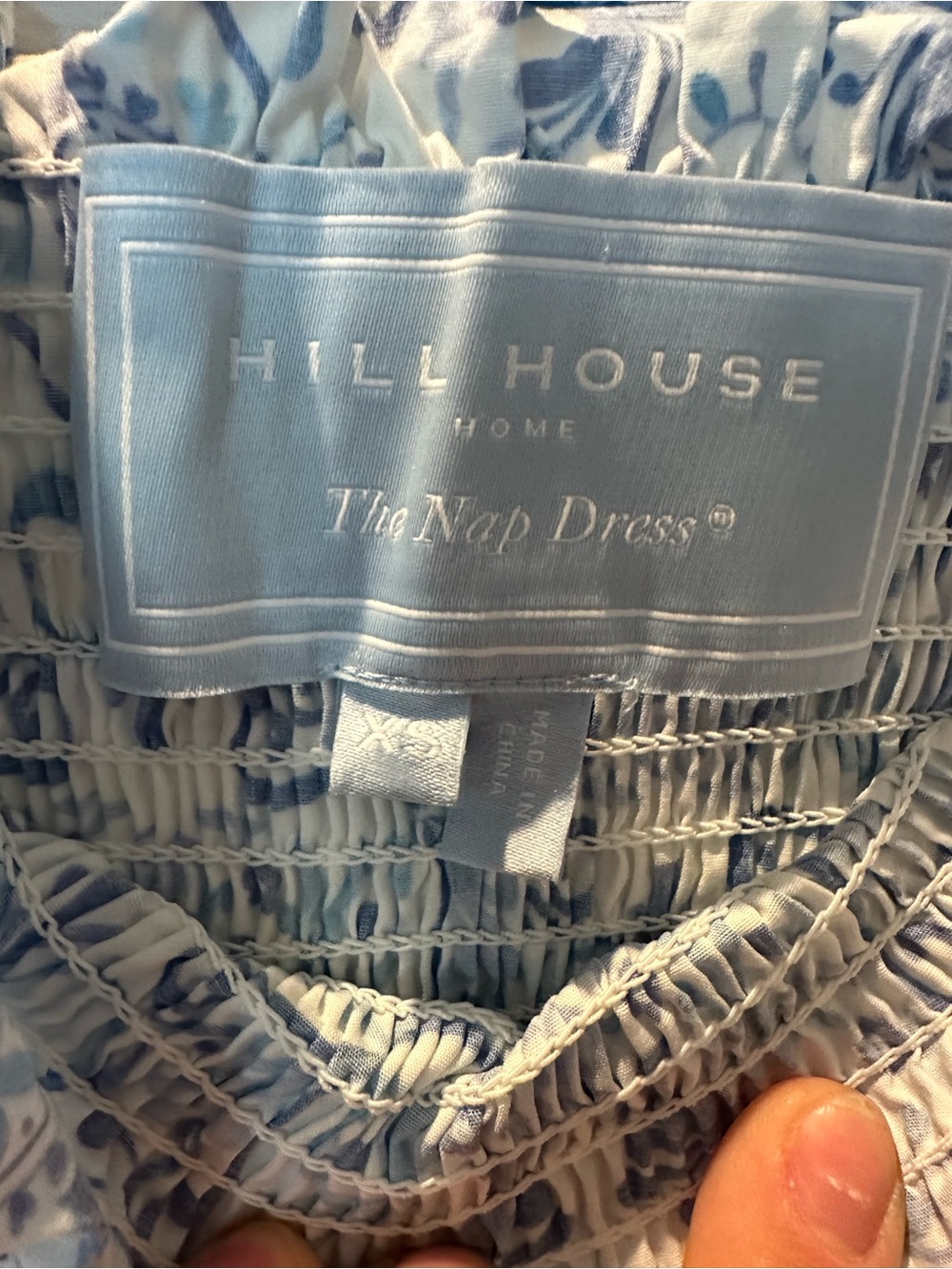 Hill House Home Ellie Nap Dress in Blue Mosaic - Picture 6 of 7